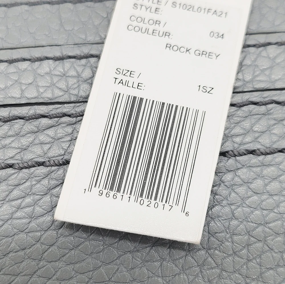 Marc Jacobs Gray Leather Card Case NWT - Picture 4 of 5